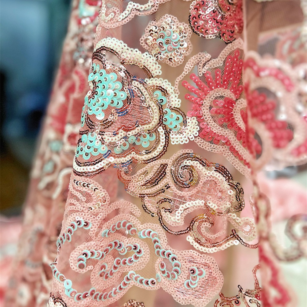 2 ярда/лот, 130 см шириной, ро – обзор и цена Sewing Embroidery Fabric