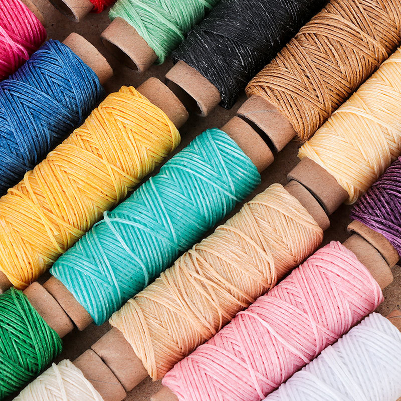 Вощеная кожаная нить-шнурок 30 – обзор и цена Sewing Thread Production