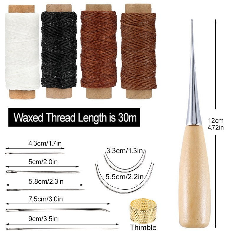 13-częściowy кожаный набор для – обзор и цена Textile Sewing Kit