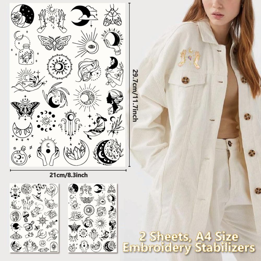 51 шт., водорастворимые стабил – обзор и цена Sewing Embroidery Fabric